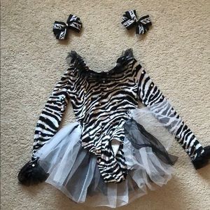 Girls’ Zebra costume Size Small